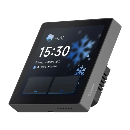 SONOFF NSPanel Pro Gen2 Smart-Home-Bedienfeld 2-Kanal-Relais Zigbee Matter - Farbe Dunkelgrau