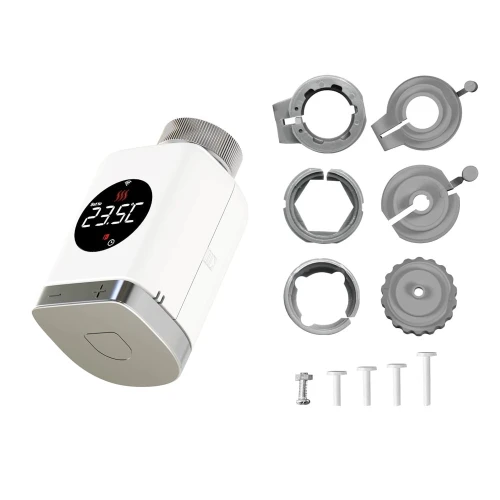 Inteligentna głowica termostatyczna MOES TRV 801 ZigBee Tuya Smart Life
