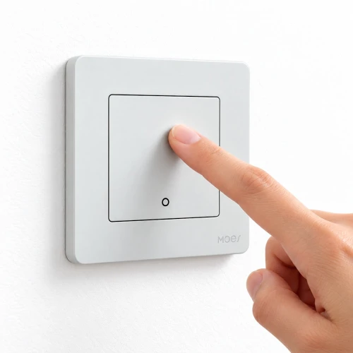 Biały Pilot  Zigbee obsługa scen Tuya Sterownik scen Moes Star Ring 