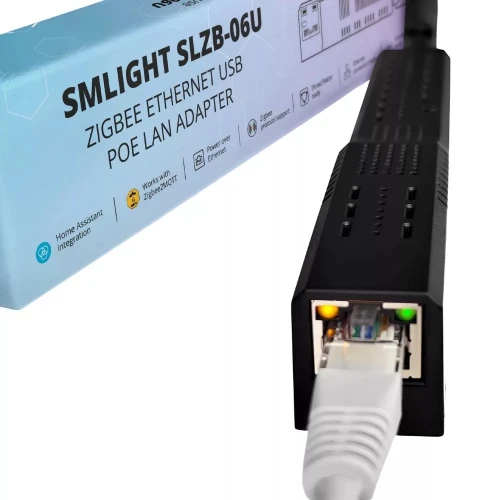 Koordynator Zigbee 3.0 i router Thread SMLIGHT SLZB-06U CC2652P PoE Ethernet Wi-Fi USB