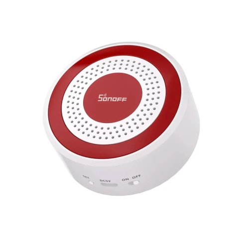 Syrena wewnętrzna Zigbee 3.0 SONOFF SenseGuard SNZB-09P alarm 105 dB z akumulatorem