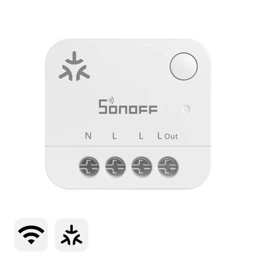 Miernik energii Wi-Fi Matter SONOFF MINI PM MINI-1GP 16A ESP32-C6 pomiar dwukierunkowy