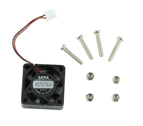 Wentylator 30x30x12mm 25mm 5V 