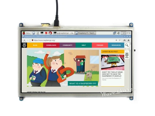 Wyświetlacz LCD IPS 10.1" 1024x600 HDMI panel dotyk.