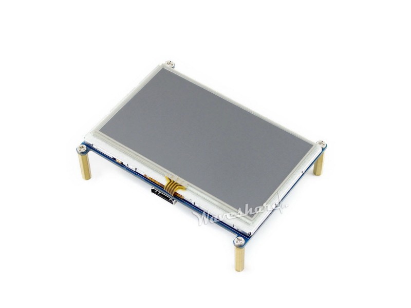 Wyświetlacz LCD dla Raspberry Pi 4.3" 480x242 HDMI panel dotykowy rezystancyjny