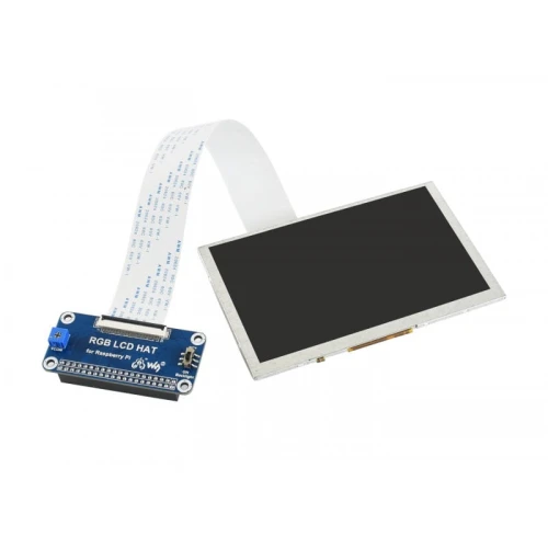 Wyświetlacz 5" 800x480 IPS z interfejsem DPI dla Raspberry Pi