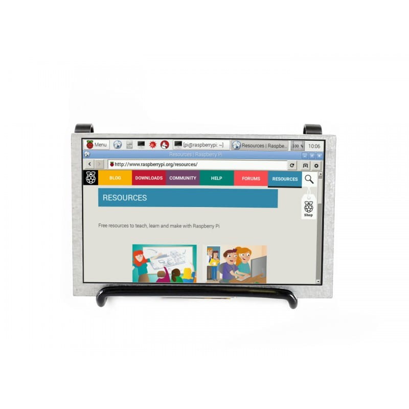 Wyświetlacz 5" 800x480 IPS z interfejsem DPI dla Raspberry Pi