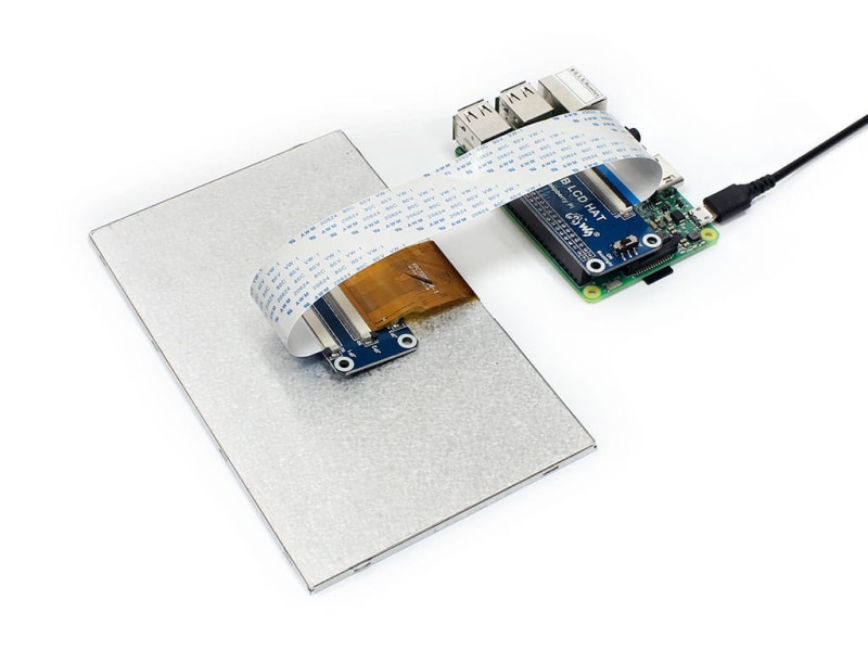 Wyświetlacz LCD 7" dla Raspberry Pi DPI 1024x600