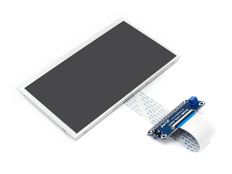 Wyświetlacz LCD 7" dla Raspberry Pi DPI 1024x600