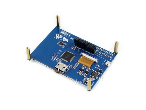 Wyświetlacz LCD dla Raspberry Pi 4.3" 480x242 HDMI panel dotykowy rezystancyjny