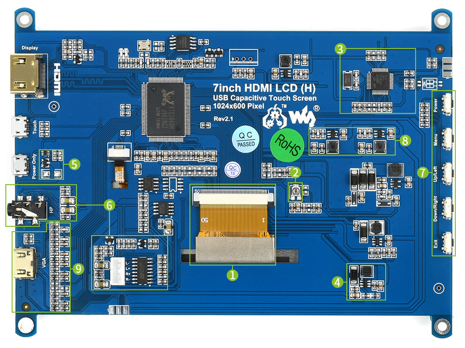 7 cale dla Raspberry Pi