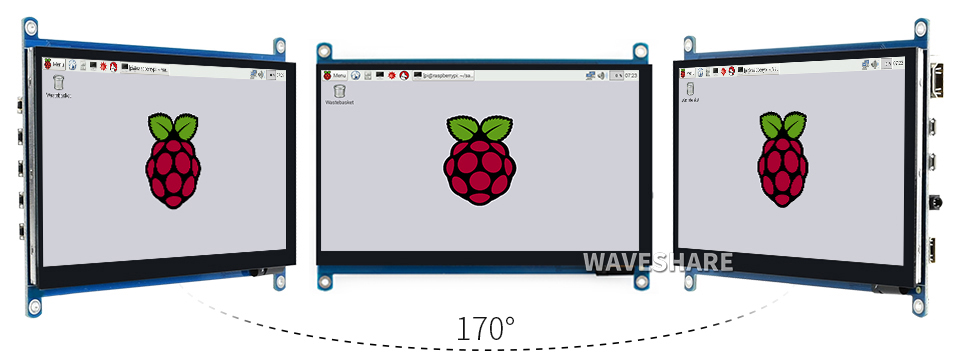 7 cale dla Raspberry Pi
