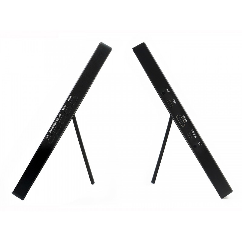 13,3palcový LCD displej, kapacitní dotykový, 1920 x 1080, panel z tvrzeného skla v polykarbonátovém ochranném pouzdře 