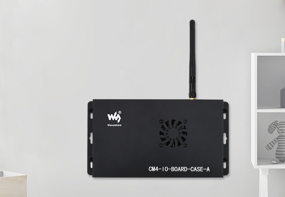 Metalowa obudowa przeznaczona do płytki bazowej Raspberry Pi CM4