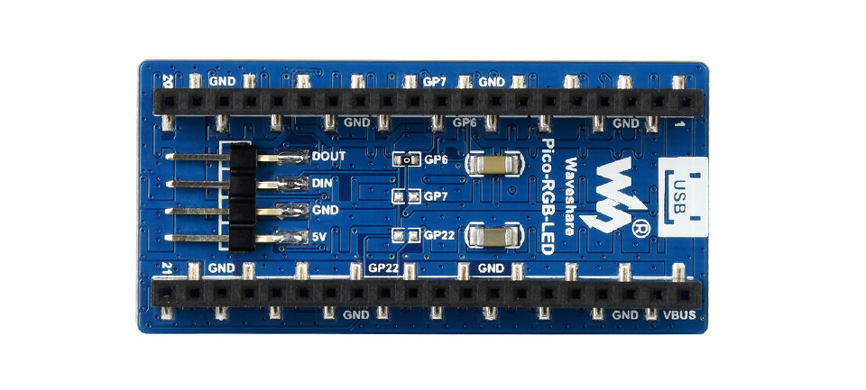 Moduł matrycy led 16x10 dla Raspberry Pi Pico