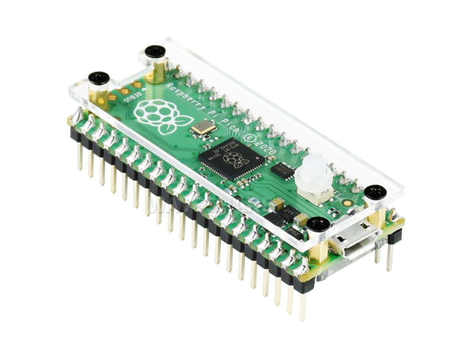 Przezroczysta akrylowa obudowa ochronna dla Raspberry Pi Pico