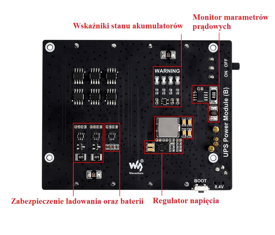 UPS modul nepřerušitelného napájení pro Jetson Nano