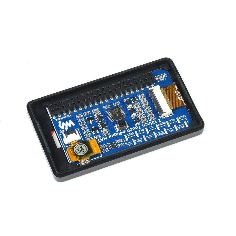 2,13palcový dotykový e-ink e-paper displej pro Raspberry Pi Zero, 250 × 122, pouzdro ABS