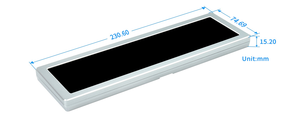 Monitor boczny IPS 8,8 cala o rozdzielczości 480×1920, HDMI z głośnikami HiFi