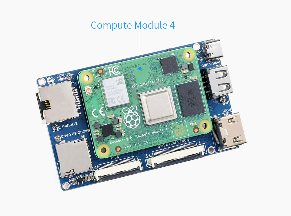 Moduł kamery dwuokularowej dla modułu Raspberry Pi CM4 z ekspander interfejsu 
