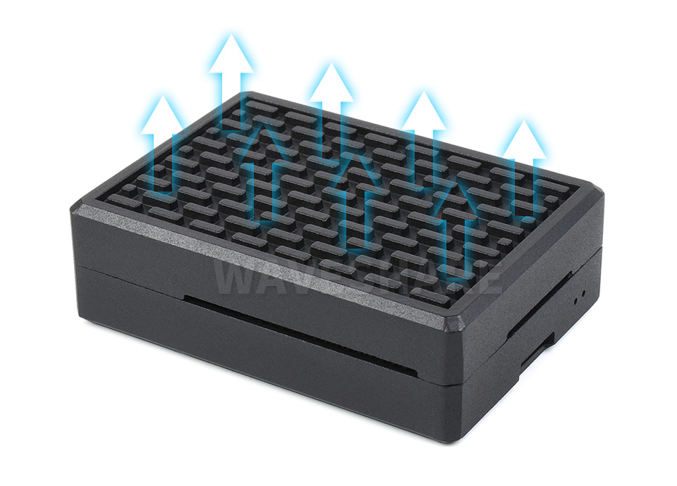 Aluminiowa obudowa radiator do Raspberry Pi 4