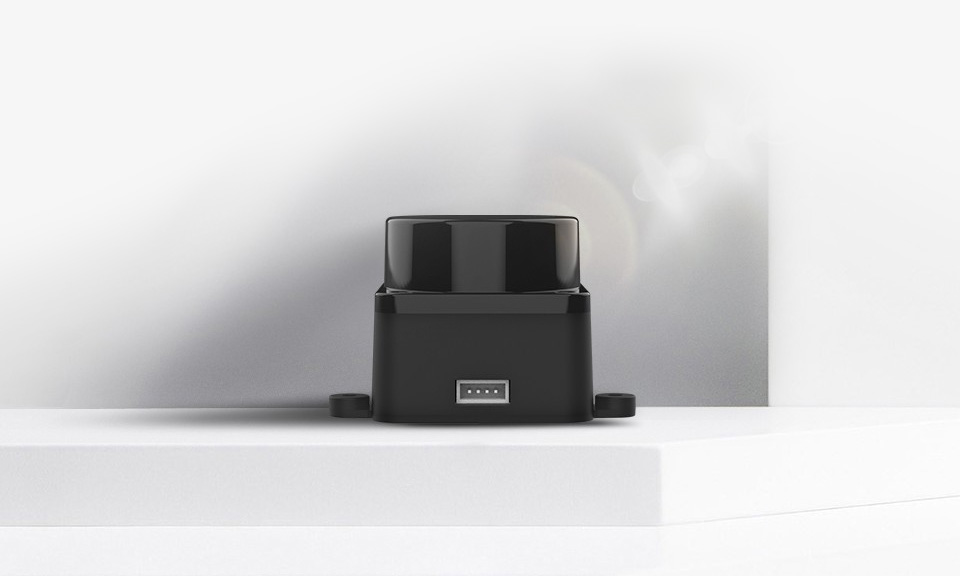 DTOF LD19 všesměrový 360° laserový radar využívající technologii ToF, dosah 12 m