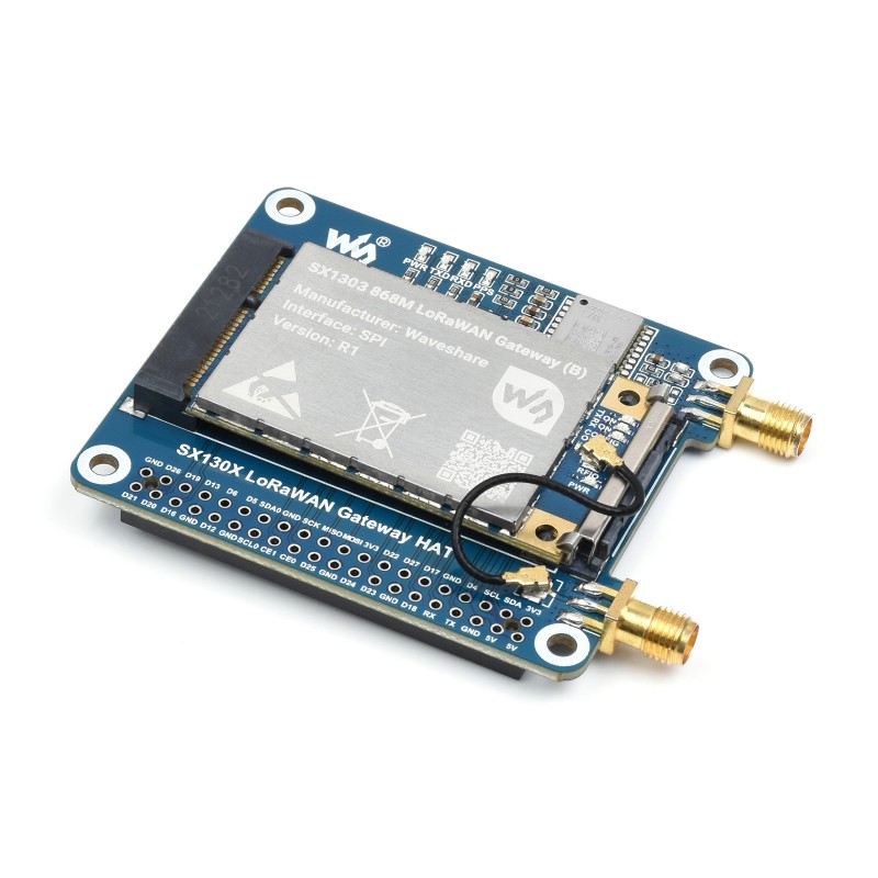 Moduł SX1302 868M LoRaWAN Gateway dla Raspberry Pi
