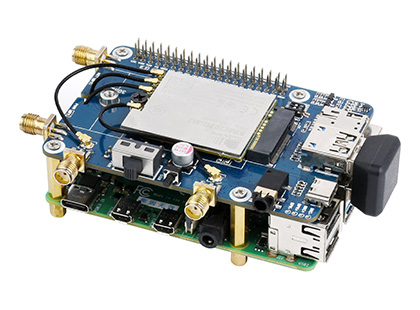 Moduł 4G/5G SIM8262E-M2 z obudową, obsługa GPS, Glonass, Galileo dla Raspberry Pi 