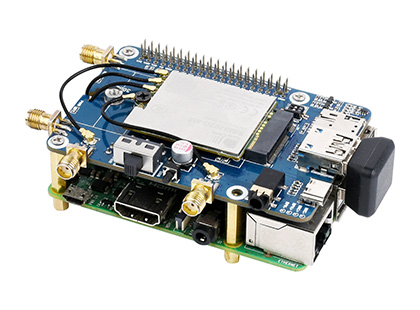 Moduł 4G/5G SIM8262E-M2 z obudową, obsługa GPS, Glonass, Galileo dla Raspberry Pi 