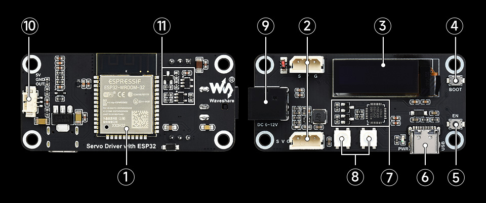 Ramie robota o 5 stopniach swobody, ESP32, WiFi