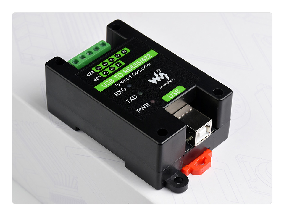 Przemysłowy konwerter USB-RS485/RS422