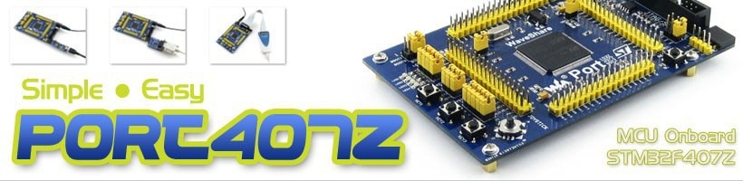 Płytka rozwojowa Port407Z z mikrokontrolerem STM32F407ZGT6 