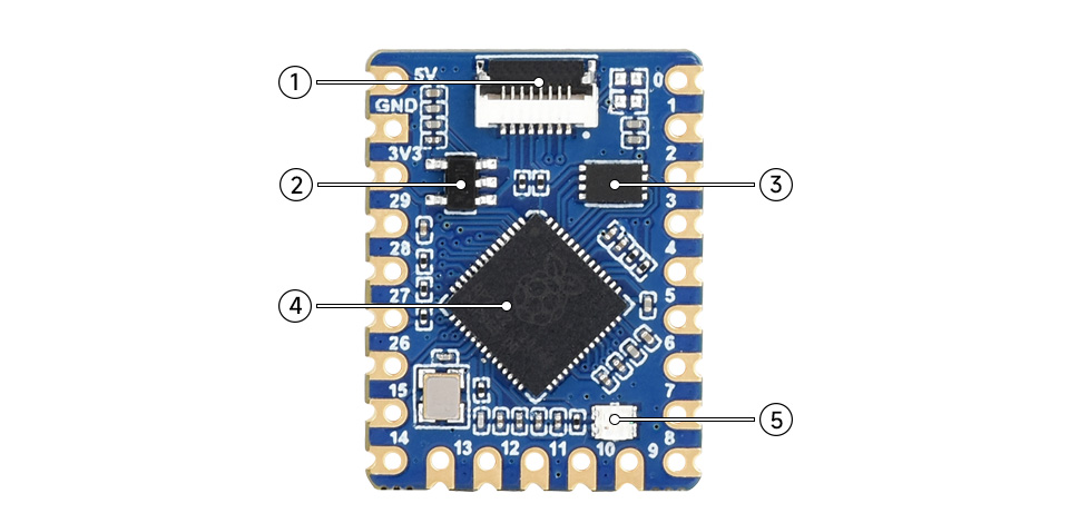 Entwicklungsboard RP2040-Tiny
