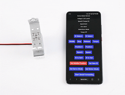 Silnik serwo ST3025 z magistralą szeregową, 40kg.cm, 85 RPM, z enkoderem magnetycznym 360°