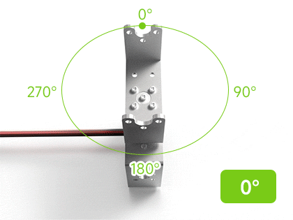 Silnik serwo ST3025 z magistralą szeregową, 40kg.cm, 85 RPM, z enkoderem magnetycznym 360°