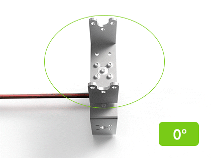 Silnik serwo ST3025 z magistralą szeregową, 40kg.cm, 85 RPM, z enkoderem magnetycznym 360°