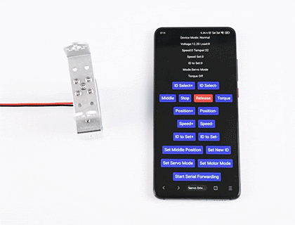 Silnik serwo ST3020 z magistralą szeregową, 25kg.cm, 60 RPM, z enkoderem magnetycznym 360°