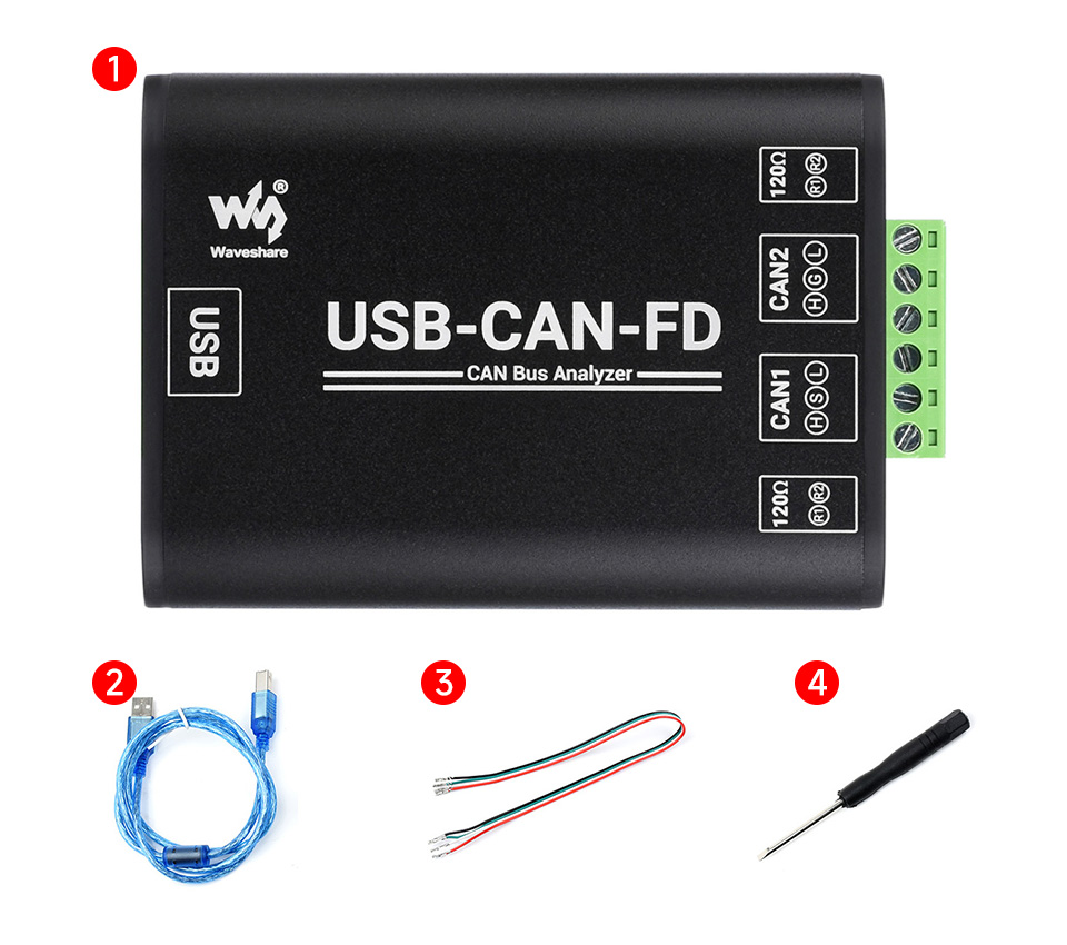 Przemysłowy adapter dwukanałowy USB-CAN FD - interfejs i analizator danych