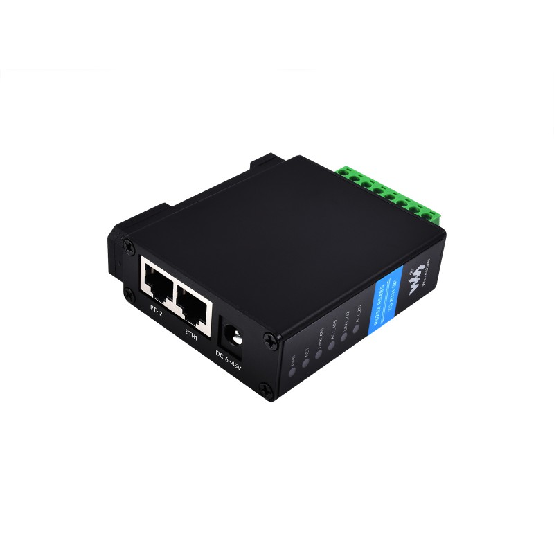 Serwer szeregowy RS232/485/422 z obsługą dwóch portów Ethernet