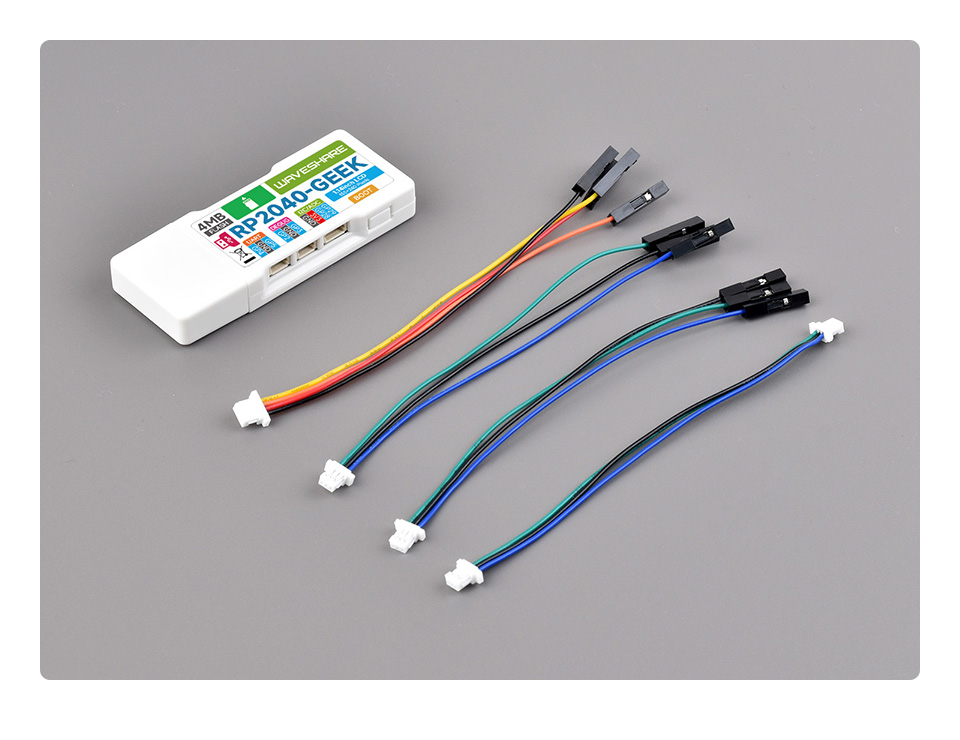 Płyta rozwojowa RP2040-GEEK USB-A z 1.14cal wyświetlaczem 65K kolorów