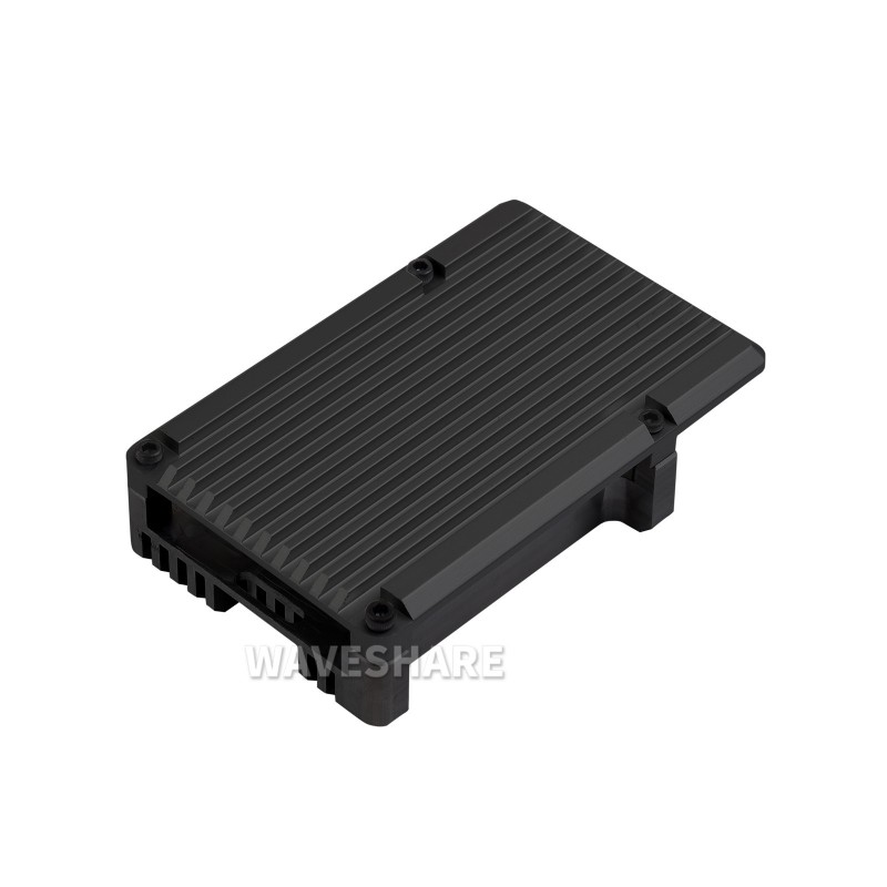 Obudowa z aluminium dla Raspberry Pi 5 z dwoma wentylatorami chłodzącymi