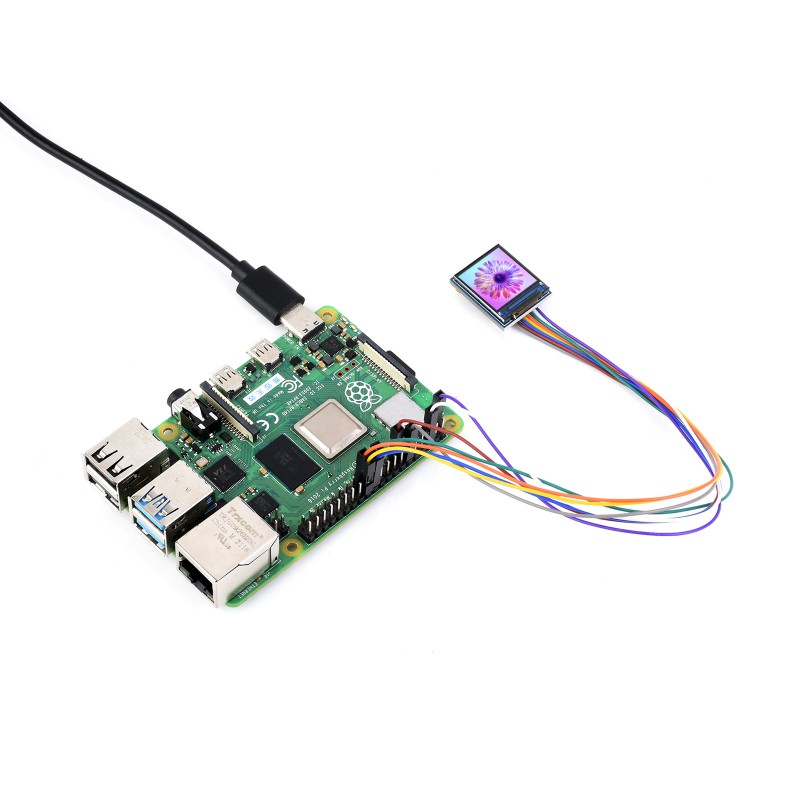 0.85 calowy moduł wyświetlacza LCD, IPS, 128x128, interfejs SPI, 65K kolorów dla Raspberry Pi, Arduino, STM32, ESP32, RP2040, Jetson