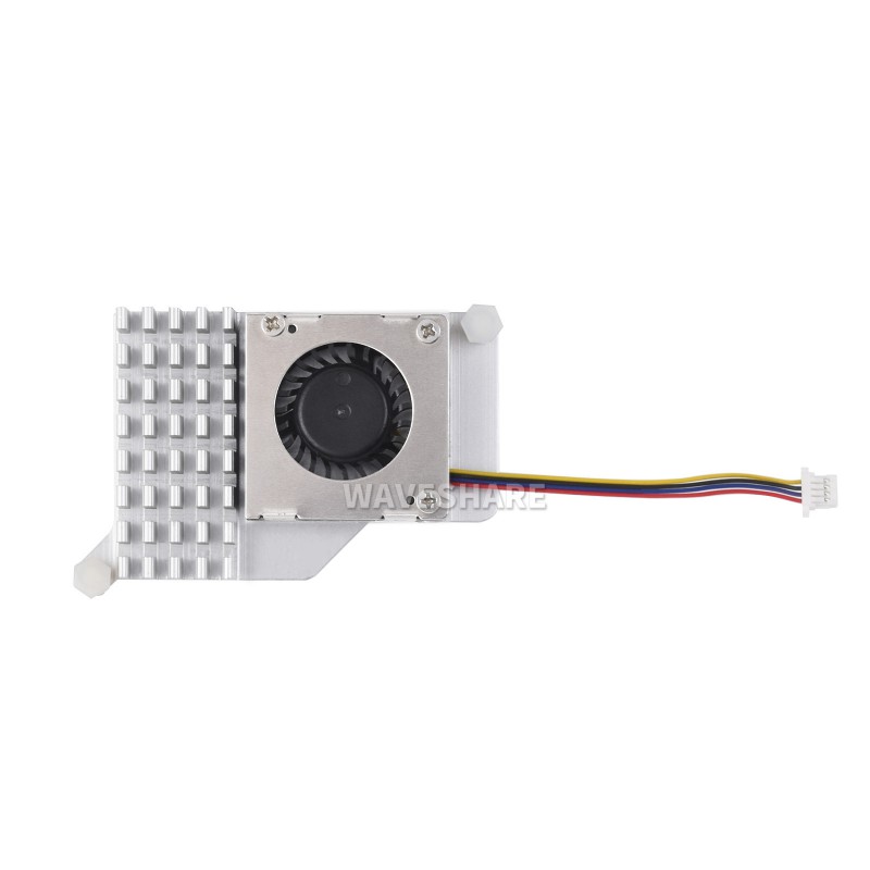 Radiator z aluminium z wentylatorem dedykowany dla Raspberry Pi 5