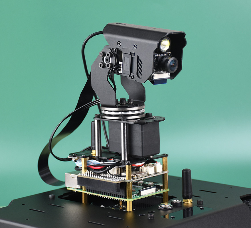 Kameramodul mit Zweiachs-Drehmechanismus für Raspberry Pi