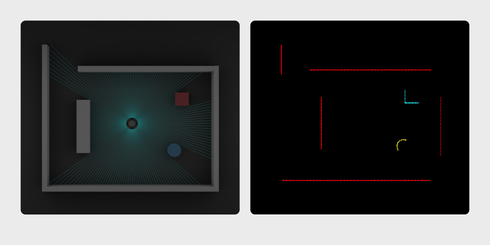 RPLIDAR C1 Laser Triangulation Radar, 12m Range