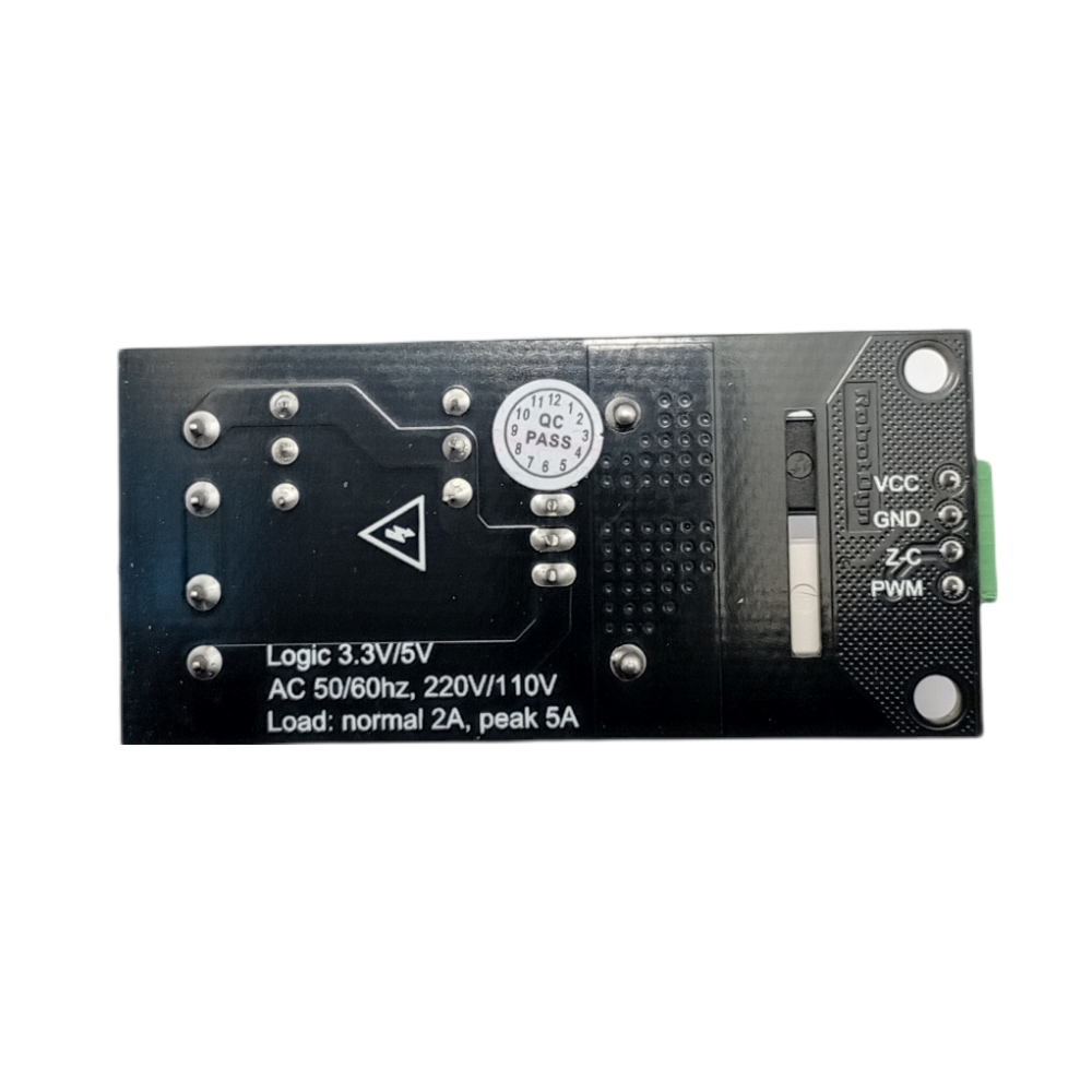 Stmívací modul AC pro PWM regulátor 1 kanál 3,3V / 5V Logic AC 50Hz 60Hz 220V 110V RobotDyn na liště DIN