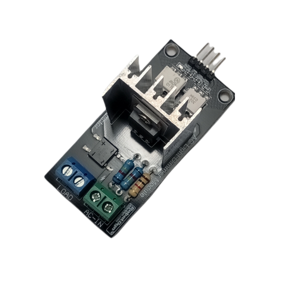 Stmívací modul AC pro PWM regulátor 1 kanál 3,3V / 5V Logic AC 50Hz 60Hz 220V 110V RobotDyn na liště DIN