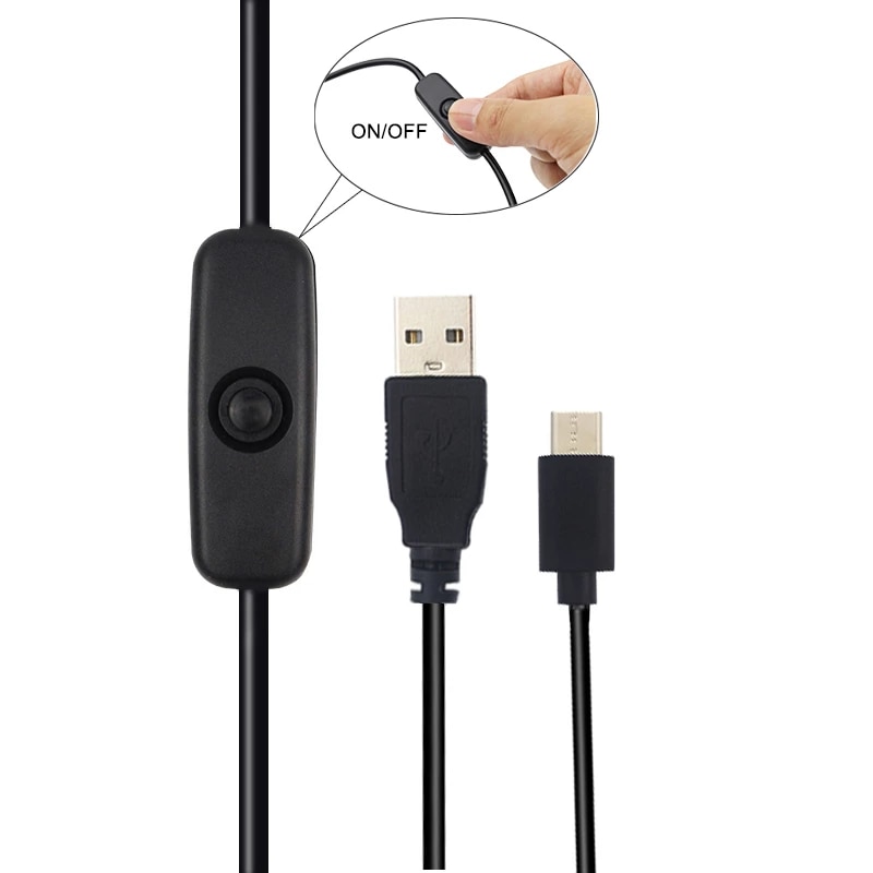 Przewód zasilający USB-C z włącznikiem