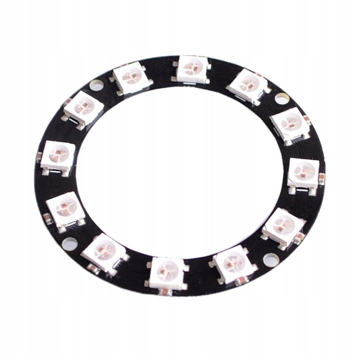 Pierścień LED RGB WS2812B 5050 x 12 diod - 50 mm