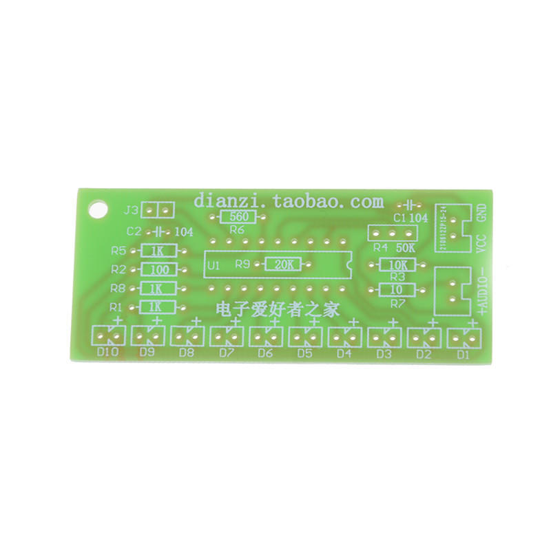 Wskaźnik wysterowania audio 10 LED DIY